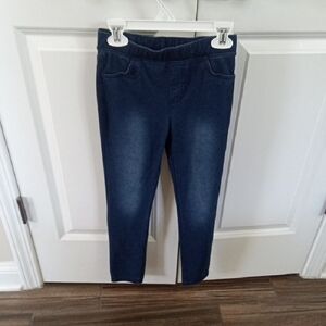 Girls Jumping Beans Dark Blue Jeggings, New Never Worn